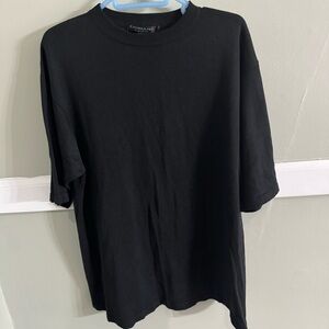 Dolmani Platinum Silk Pullover Short Sleeve Crewneck Sweater Men Size Large